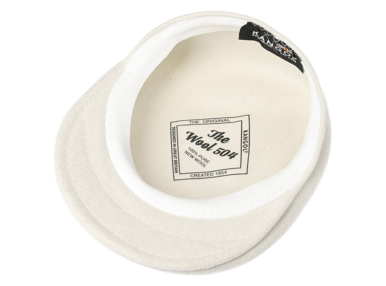 Kangol Flat Cap (1-St) Schiebermütze mit Schirm – Bild 3 von 5