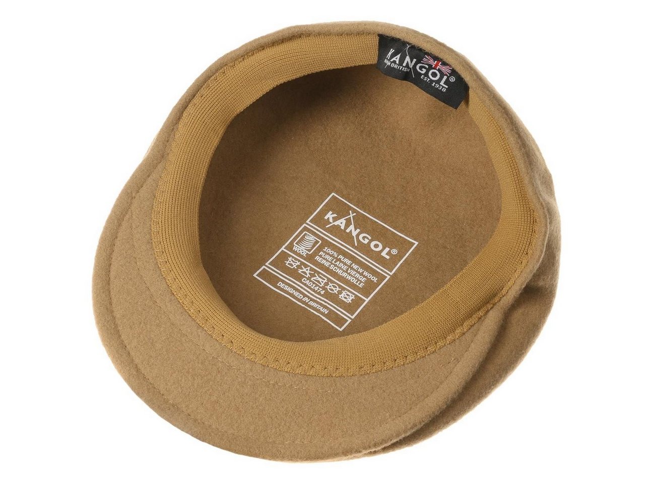 Kangol Flat Cap (1-St) Schiebermütze mit Schirm – Bild 3 von 5