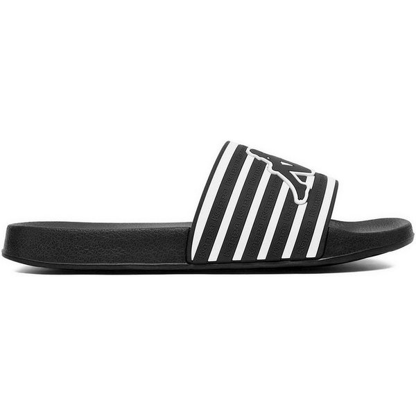 Kappa Kappa Herren-Flip-Flops, Schwarz Badepantolette