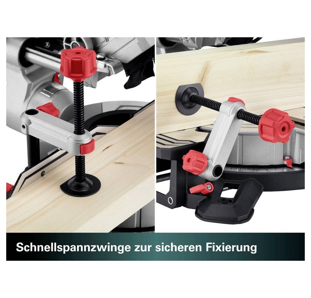 metabo Kappsäge Metabo Kappsäge KS 216 M Karton, Set, 8-St., inkl. Ablängenanschlag, Materialklemme, Spänefangsac und Sägeblatt – Bild 3 von 5