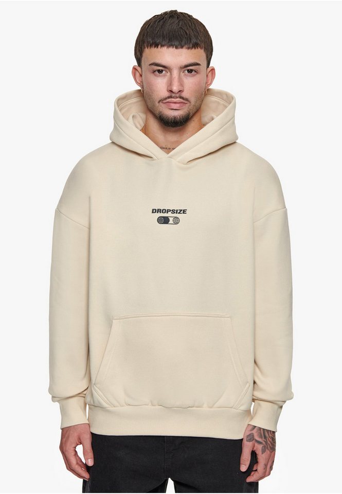 Dropsize Kapuzenpullover Dropsize Herren Dropsize Heavy Oversize Hustle In Silence Hoodie (1-tlg) – Bild 3 von 5
