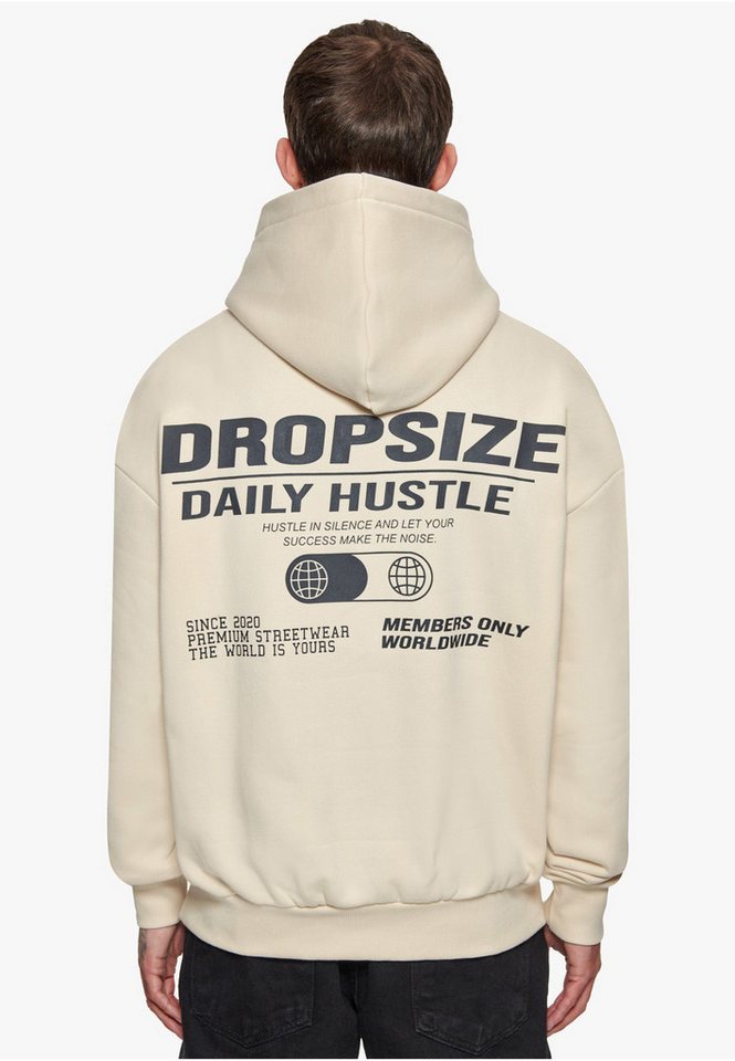 Dropsize Kapuzenpullover Dropsize Herren Dropsize Heavy Oversize Hustle In Silence Hoodie (1-tlg) – Bild 5 von 5