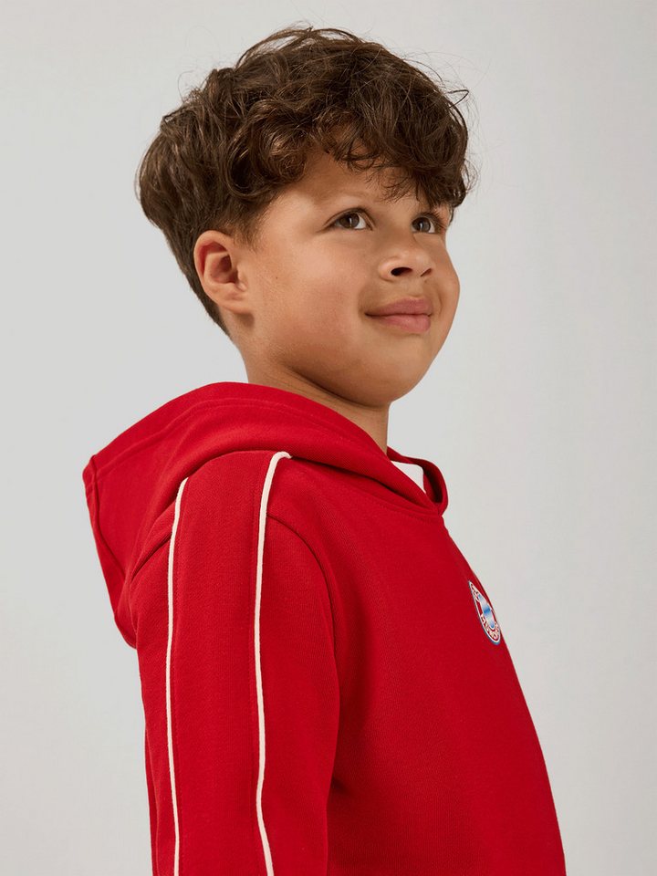 FC Bayern München Kapuzenpullover FC Bayern München, Hoodie Essentials, Kinder, Rot – Bild 4 von 5