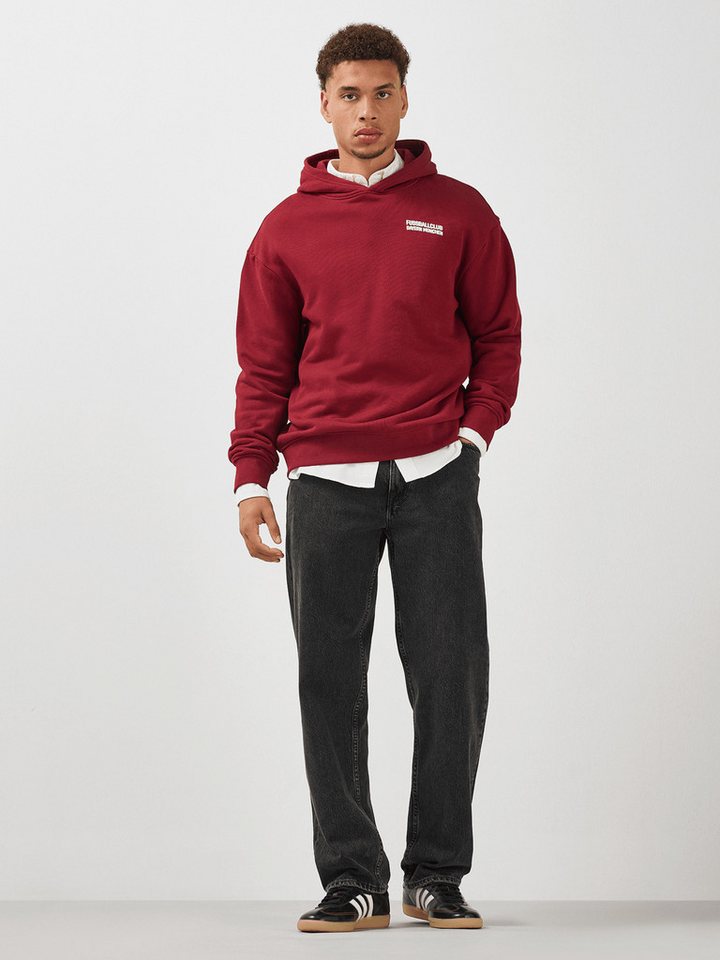 FC Bayern München Kapuzenpullover FC Bayern München, Hoodie Premium Essentials, Herren, Bordeaux – Bild 3 von 5