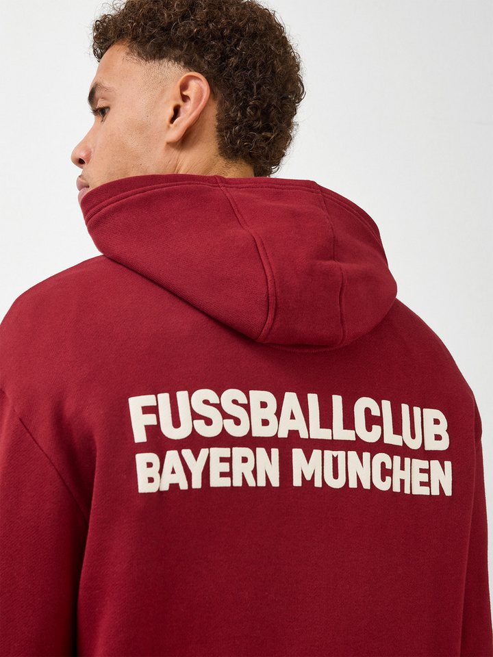 FC Bayern München Kapuzenpullover FC Bayern München, Hoodie Premium Essentials, Herren, Bordeaux – Bild 5 von 5