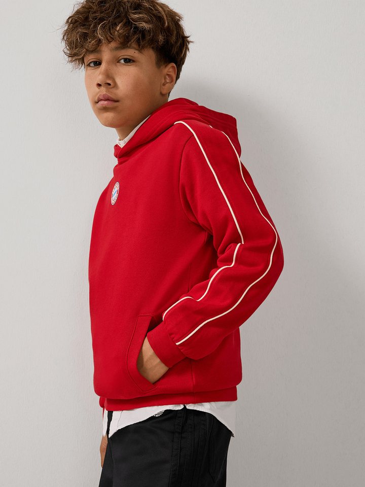 FC Bayern München Kapuzenpullover FC Bayern München, Hoodie Essentials, Kinder, Rot – Bild 4 von 5