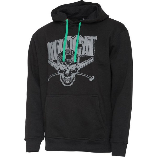 MADCAT Kapuzenpullover Madcat Skull Hoodie Black - Angelpullover