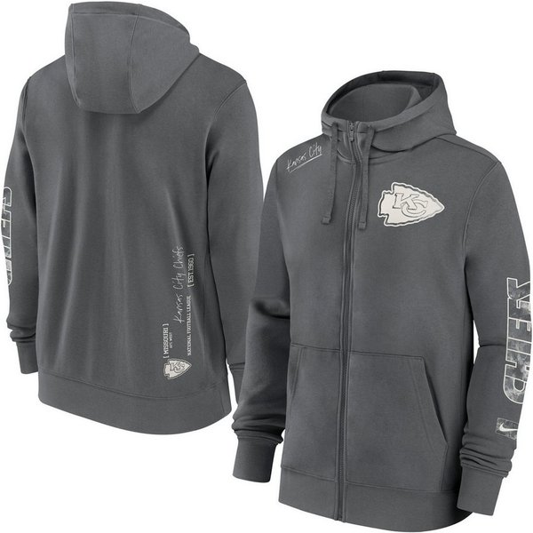 Nike Kapuzenpullover Nike Hoodie Kansas City Chiefs Nike Full-Zip Fleece