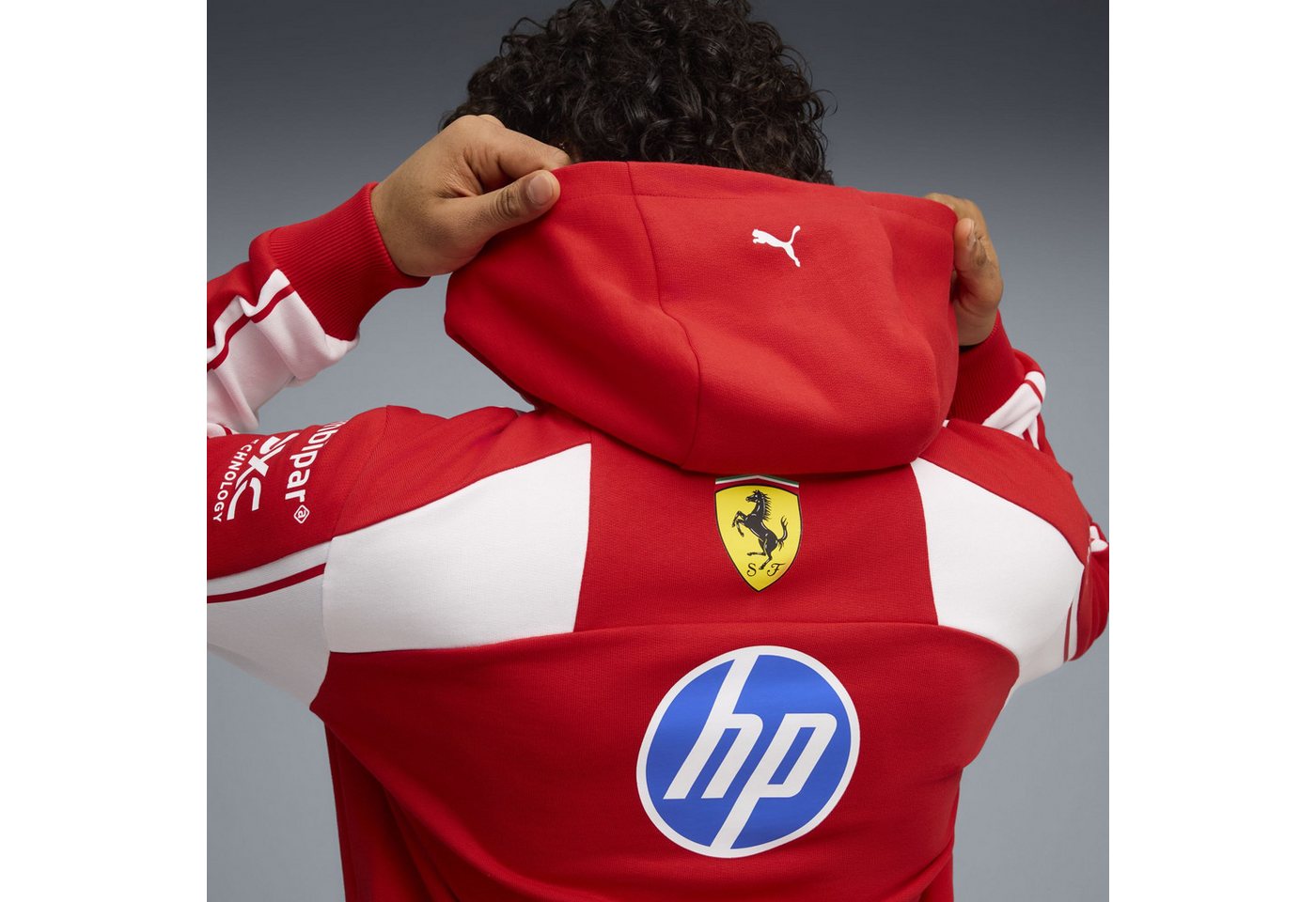 Scuderia Ferrari Kapuzenpullover Scuderia Ferrari Team Kapuzenpullover Puma 2026 – Bild 2 von 5