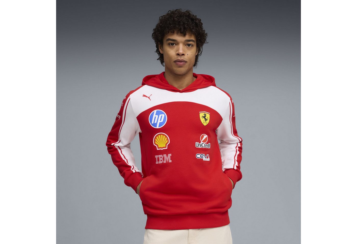 Scuderia Ferrari Kapuzenpullover Scuderia Ferrari Team Kapuzenpullover Puma 2026 – Bild 3 von 5