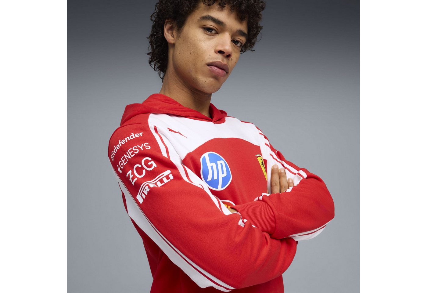 Scuderia Ferrari Kapuzenpullover Scuderia Ferrari Team Kapuzenpullover Puma 2026 – Bild 5 von 5