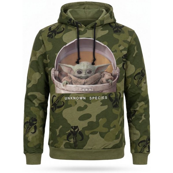 Star Wars Kapuzenpullover Star Wars Mandalorian Baby Yoda Jungen Hoodie