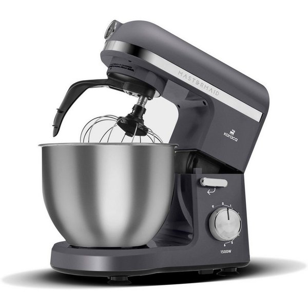 Karaca Küchenmaschine, Mastermaid Chef Pro 5L Küchenmaschine Mixer 1500W, Weiche Creme