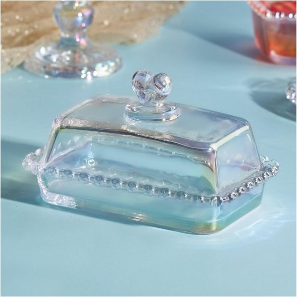 Karaca Vorratsglas Rory 17 cm Höhe Transparente Glas-Zuckerdose mit Deckel