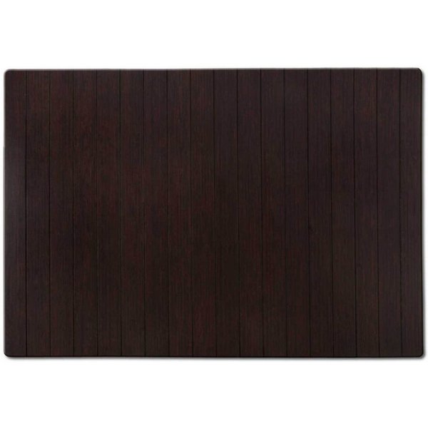 Karat Badematte Bambusmatte Emily, Teppich Bambus, Bambusteppich fürs Wohnzimmer, Höhe 8 mm, Robust, Strapazierfähig, Langlebig, Stabil, Bambus, Rechteckig, rut