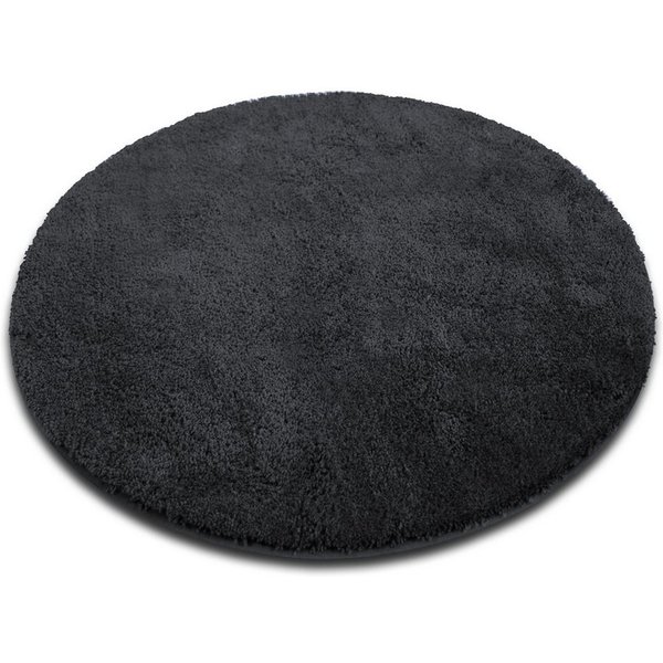 Karat Badematte Bari Hazy, Rund, Badteppich, Viele verschiedene Farben & Größen, Höhe 30 mm, Weicher & dichter Flor, Polyester, Mikrofaser, Rund, besonders weic