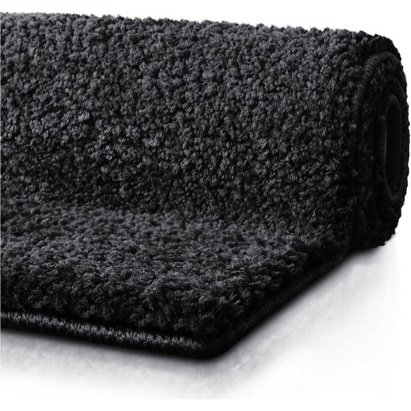 Karat Badematte Bari Hazy, Rechteckig, In verschiedenen Farben & Größen erhältlich, Höhe 30 mm, Weicher & dichter Flor, Polyester, Mikrofaser, Rechteckig, beson