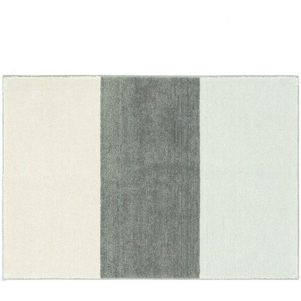 Karat Badematte Horizont, 4 Farben & 3 Größen, Badteppich, Höhe 12 mm, TPR Rücken, pflegeleicht, Badezimmer, Polyester, Rechteckig, Rutschhemmender TPR-Rücken