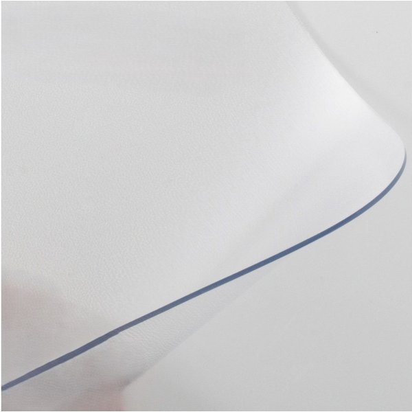 Karat Bodenschutzmatte Strong Vinyl Transparent, Bürostuhlunterlage als Schutz, aus Vinyl, mit Anti-Rutschbeschichtung