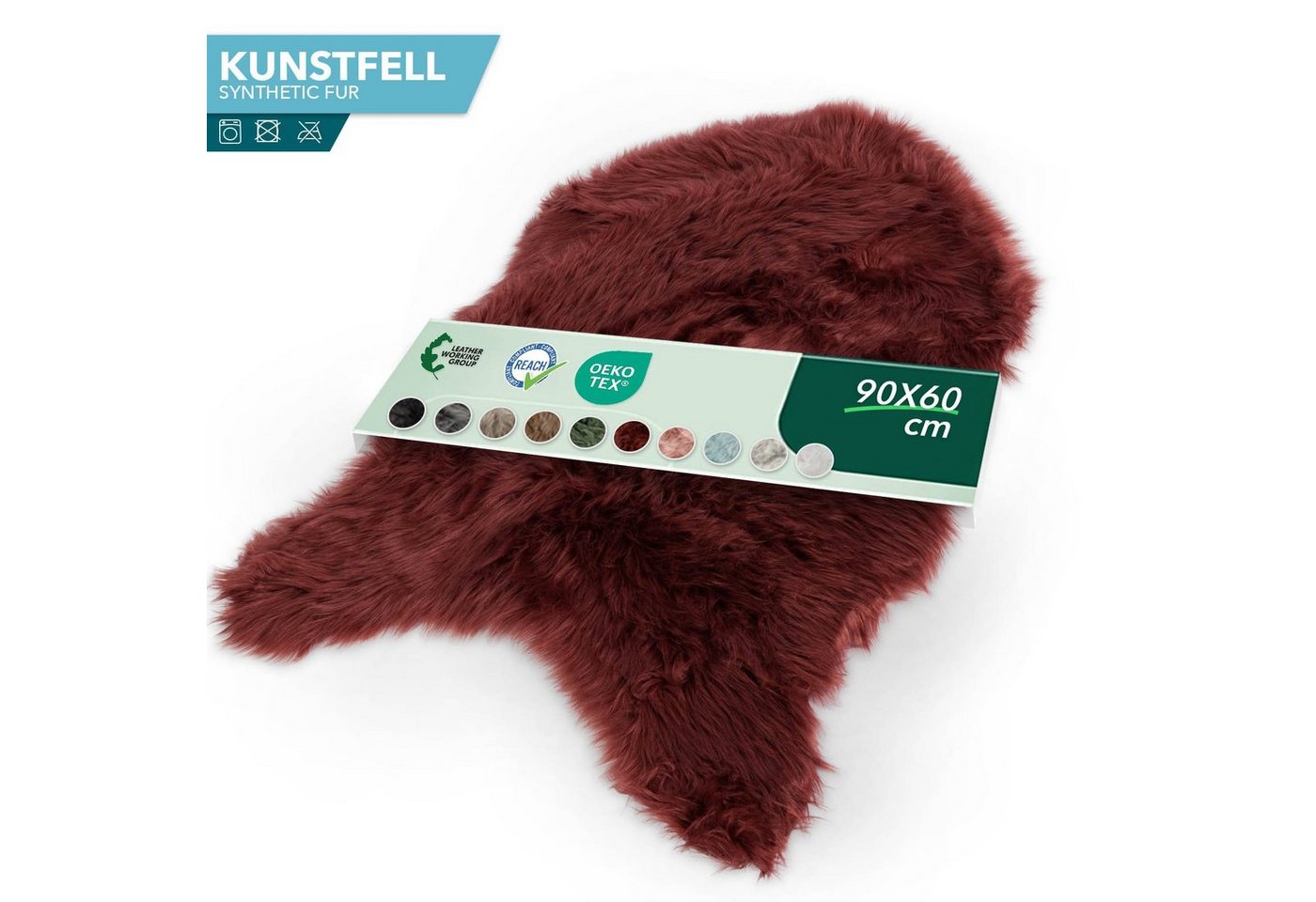Karat Fellteppich Kunstfell Nelly, Kuschelig – Bild 3 von 5