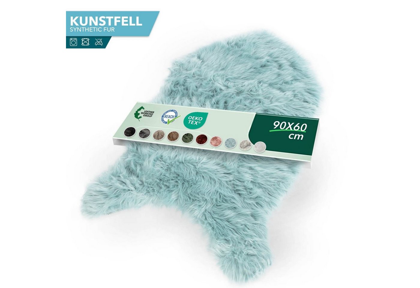 Karat Fellteppich Kunstfell Nelly, Kuschelig – Bild 3 von 5