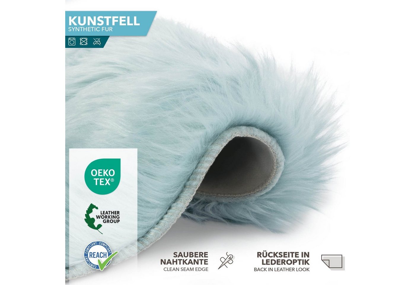 Karat Fellteppich Kunstfell Nelly, Kuschelig – Bild 5 von 5