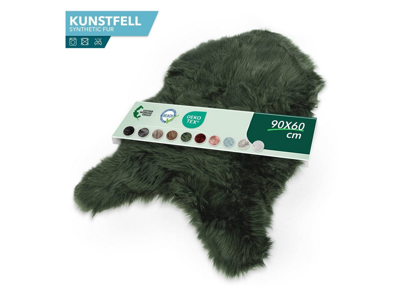 Karat Fellteppich Kunstfell Nelly, Kuschelig – Bild 3 von 5