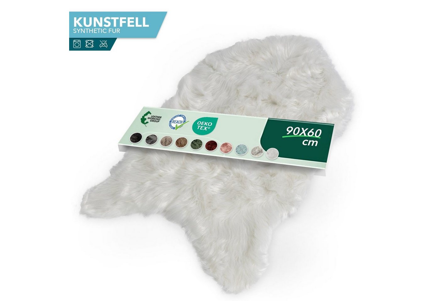 Karat Fellteppich Kunstfell Nelly, Kuschelig – Bild 3 von 5