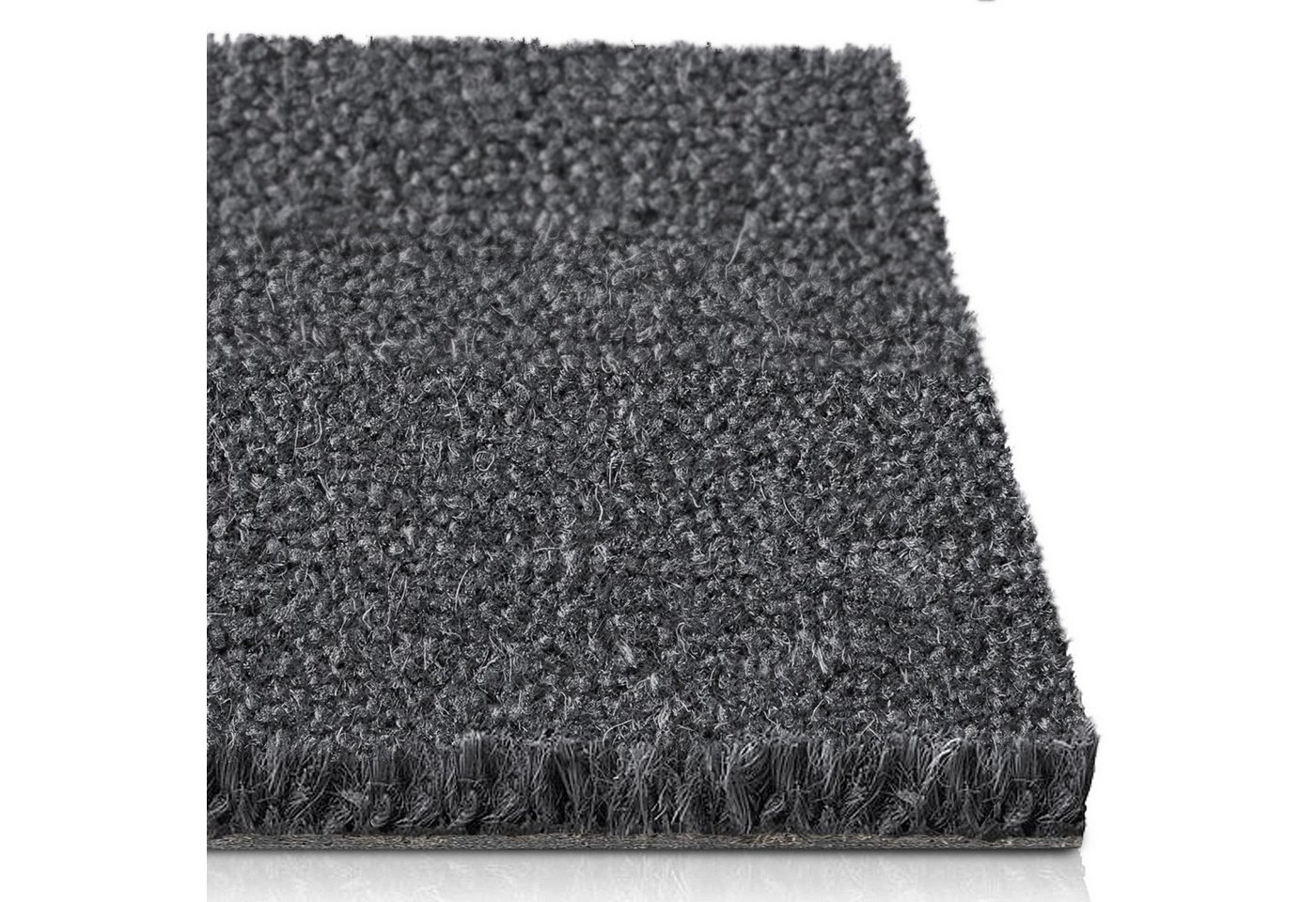 Karat Fußmatte Kokosmatte, 4 Farben, viele Größen, In- & Outdoor geeignet, rechteckig, Höhe: 17 mm – Bild 4 von 5