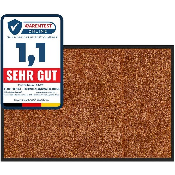 Karat Fußmatte Schmutzfangmatte Maly, verschiedene Größen & Farben, rechteckig, Höhe: 6 mm