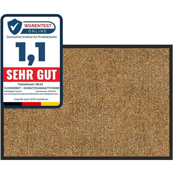 Karat Fußmatte Schmutzfangmatte Maly, verschiedene Größen & Farben, rechteckig, Höhe: 6 mm