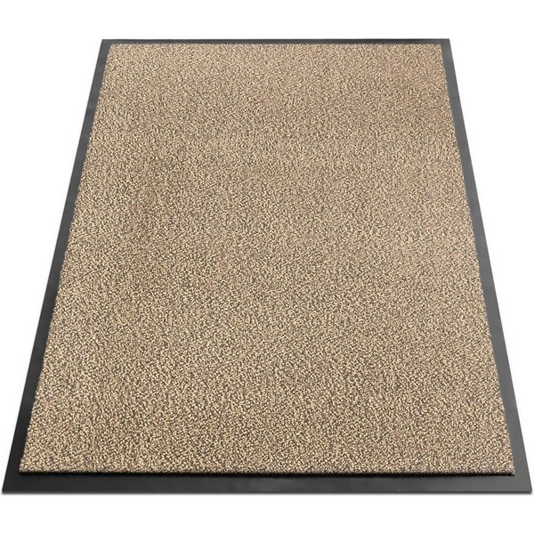 Karat Fußmatte Sky, Sauberlaufmatte für Eingangsbereich, Türmatte für innen, waschbar, melierter Polypropylen-Flor, rutschfester Vinyl-Rücken, Höhe 7 mm