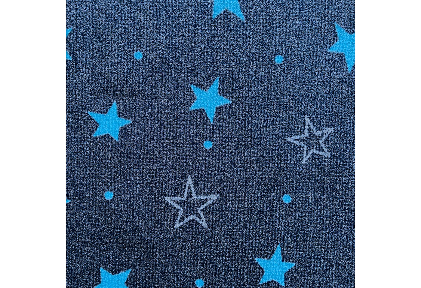 Karat Kinderteppich Teppichläufer Dots&Stars, Robust und Pflegeleicht, In zwei Designs – Bild 3 von 5