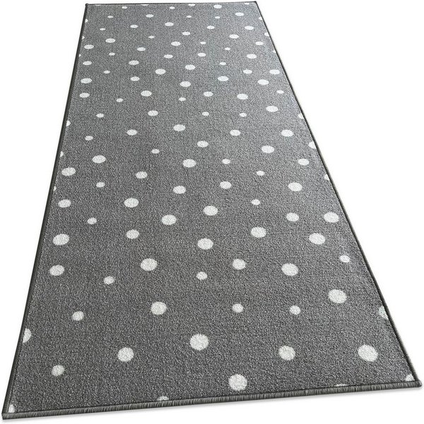 Karat Kinderteppich Teppichläufer Dots&Stars, Robust und Pflegeleicht, In zwei Designs