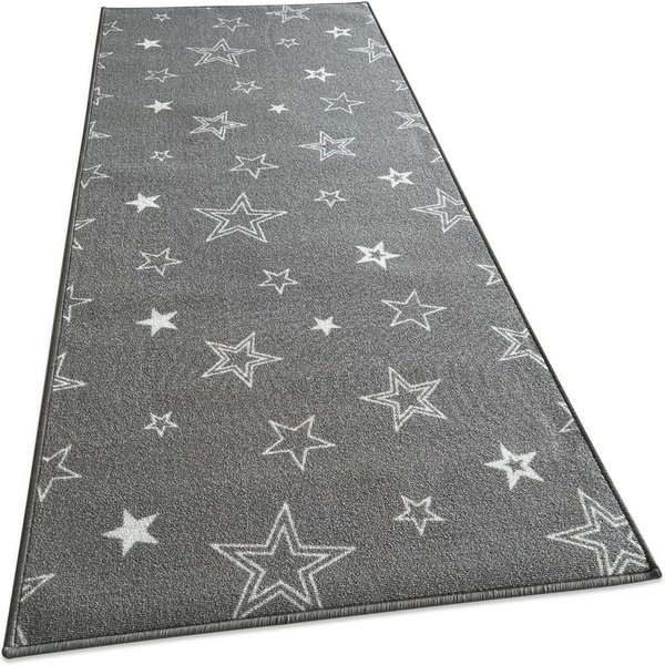 Karat Kinderteppich Teppichläufer Dots&Stars, Robust und Pflegeleicht, In zwei Designs