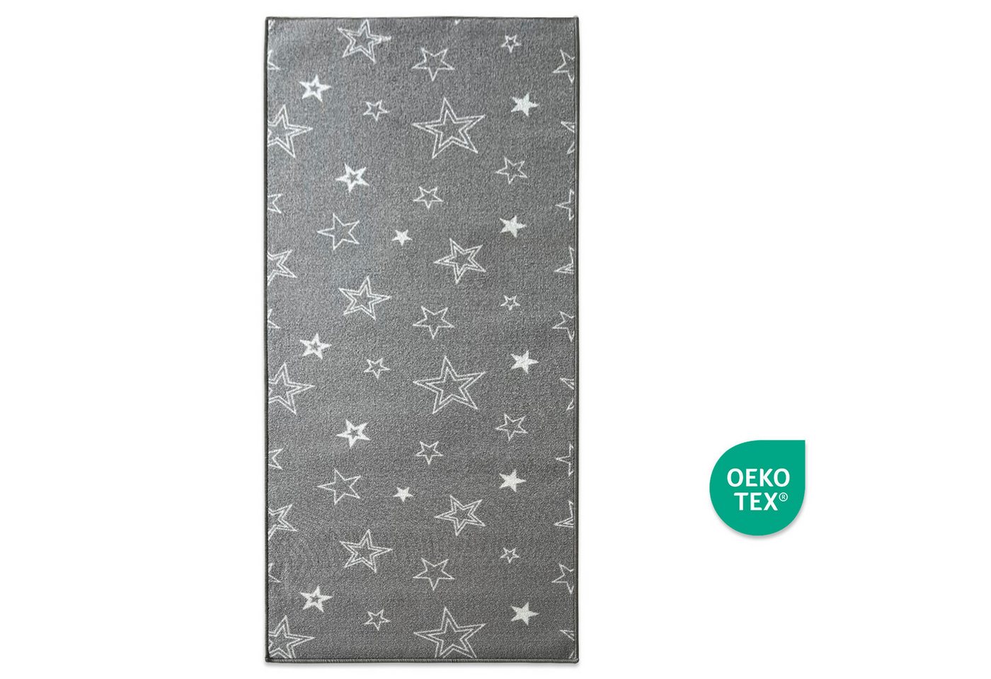Karat Kinderteppich Teppichläufer Dots&Stars, Robust und Pflegeleicht, In zwei Designs – Bild 2 von 5