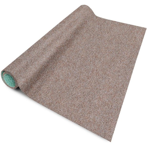 Karat Kunstrasen Brilliant Beige, Rasenteppich, verschiedene Größen, Drainagefunktion, Höhe: 4 mm