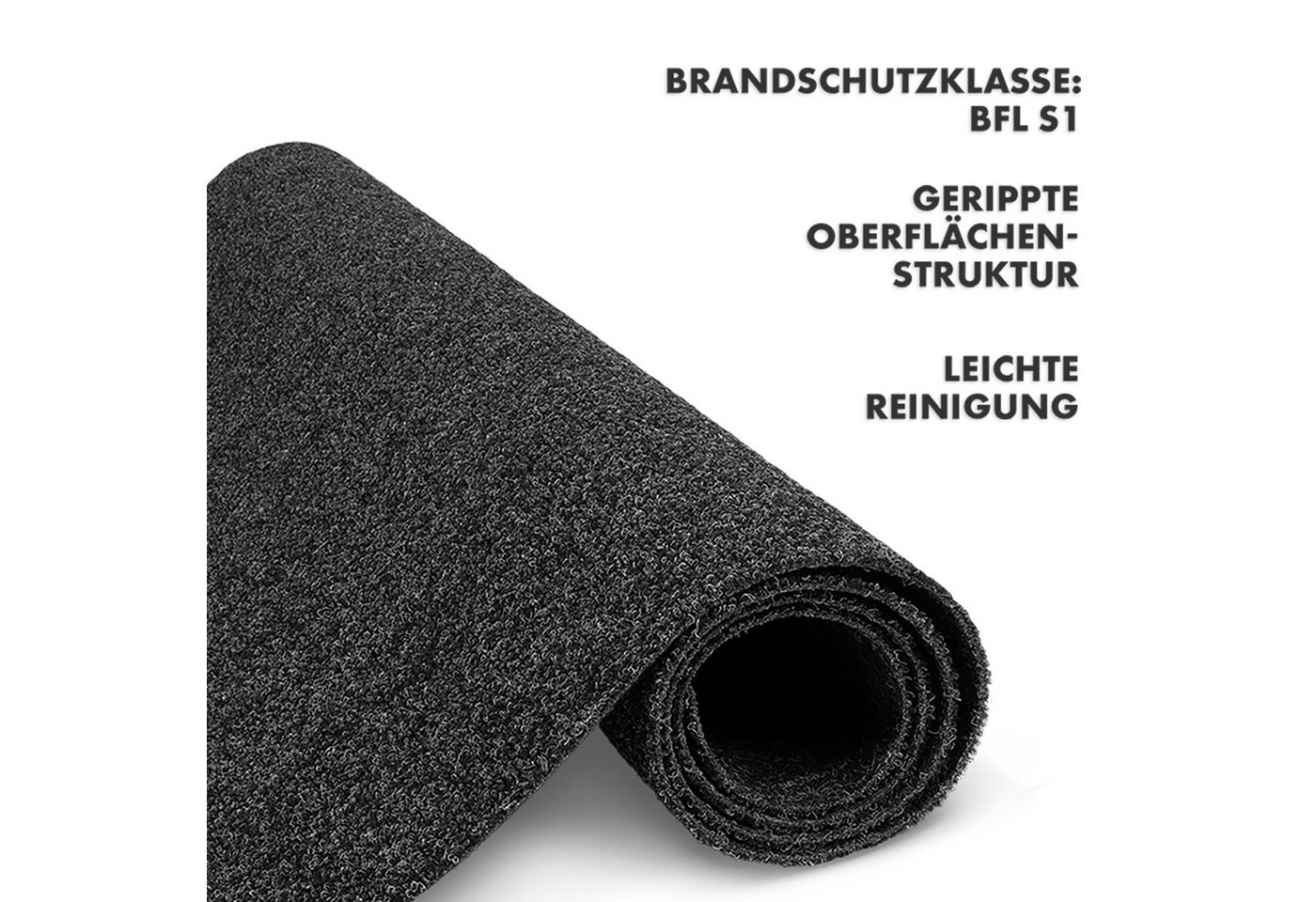 Karat Outdoorteppich BBQ-Matte Dalton, Grillmatte, Grillunterlage ideal als Bodenschutz, Höhe: 4.5 mm, In- und Outdoor geeignet – Bild 5 von 5