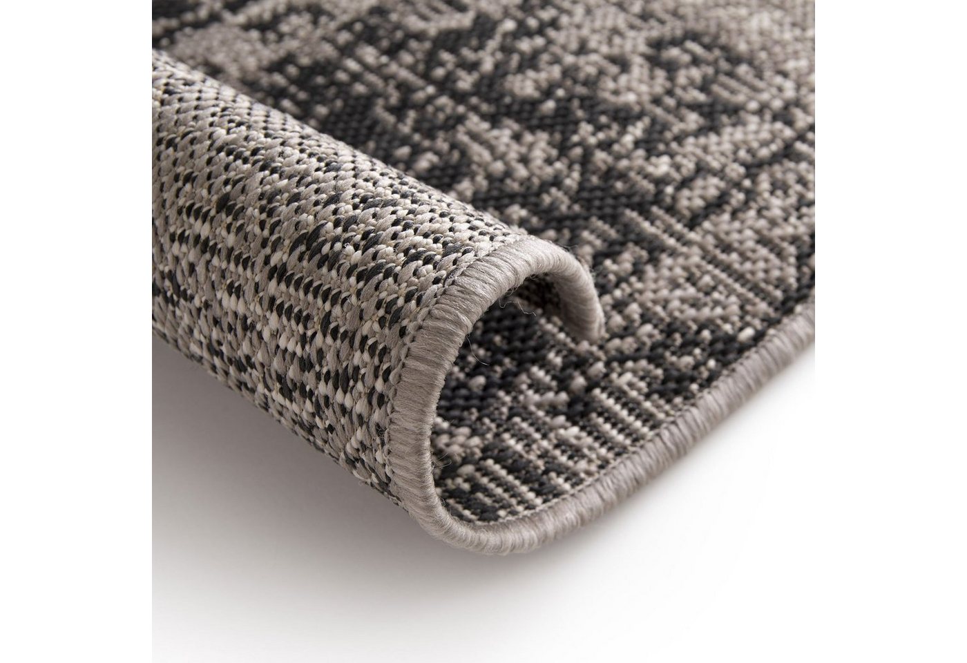 Karat Outdoorteppich Cotton, Erhältlich in 4 Farben & 4 Größen, Wohnteppich, Rechteckig, Höhe: 7 mm, pflegeleicht, Terrasse – Bild 2 von 5