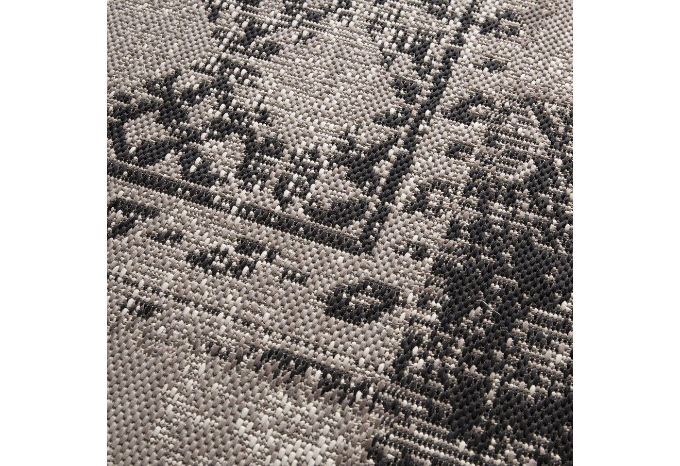 Karat Outdoorteppich Cotton, Erhältlich in 4 Farben & 4 Größen, Wohnteppich, Rechteckig, Höhe: 7 mm, pflegeleicht, Terrasse – Bild 3 von 5