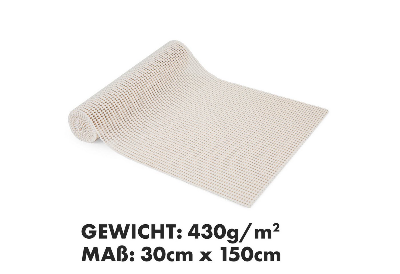 Karat Schubladenmatte Pearl, Zuschneidbare Antirutschmatte für Küchenschränke, 30 x 150 cm, In Drei Farben erhältlich – Bild 2 von 5