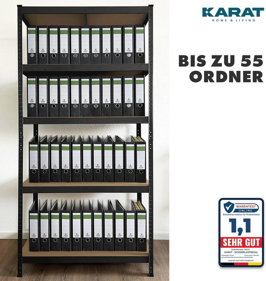 Karat Schwerlastregal Steckregal, Weitspannregal für Garage, Keller – Bild 4 von 5