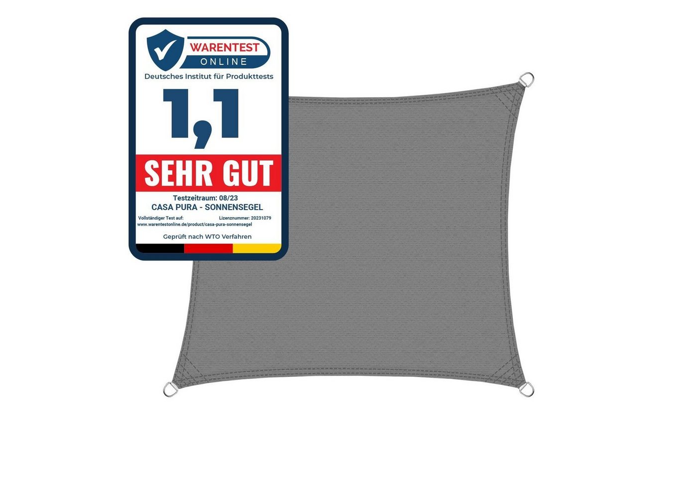 Karat Sonnensegel, Einfache Montage – Bild 2 von 5