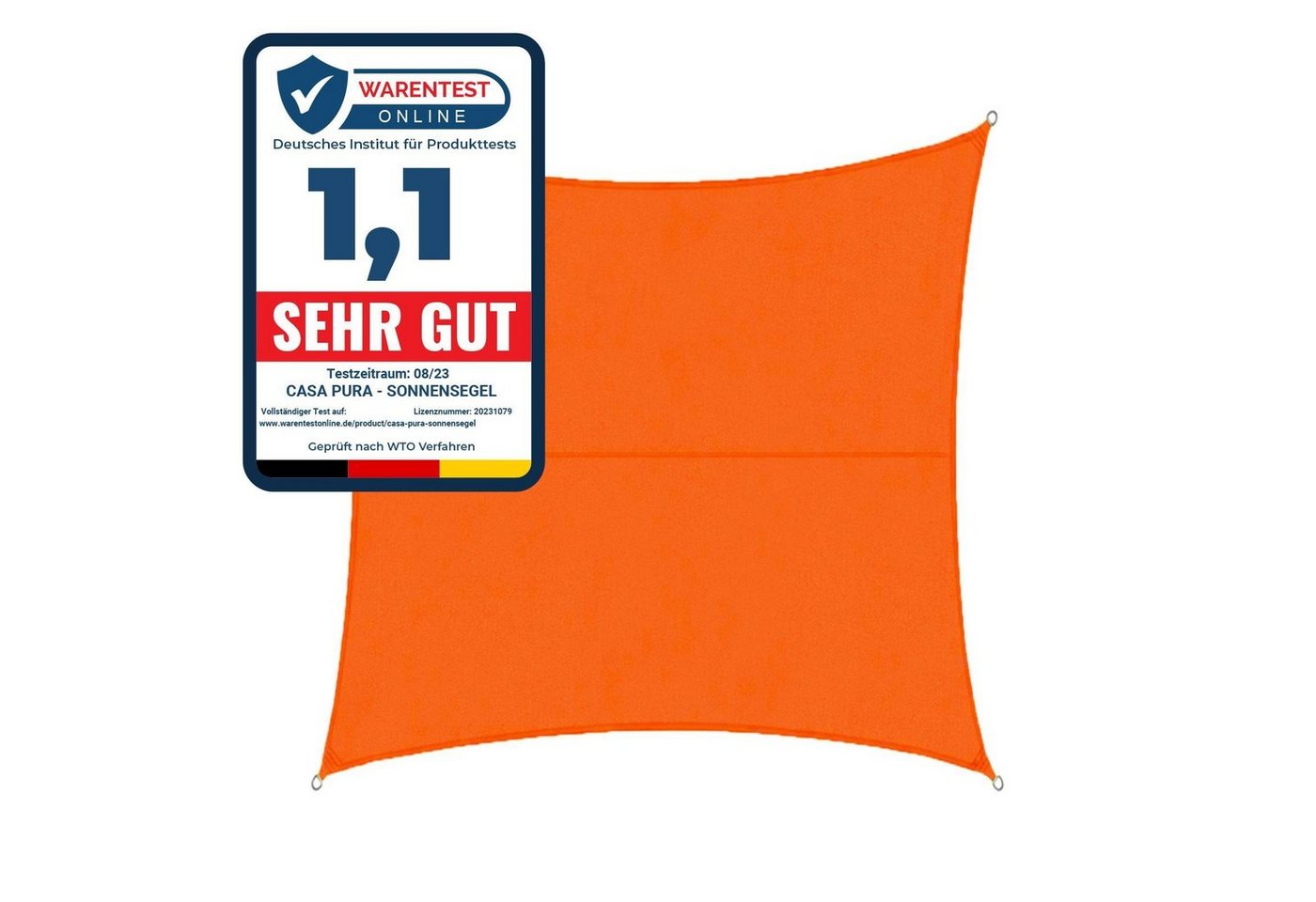Karat Sonnensegel, wetterfest – Bild 2 von 5