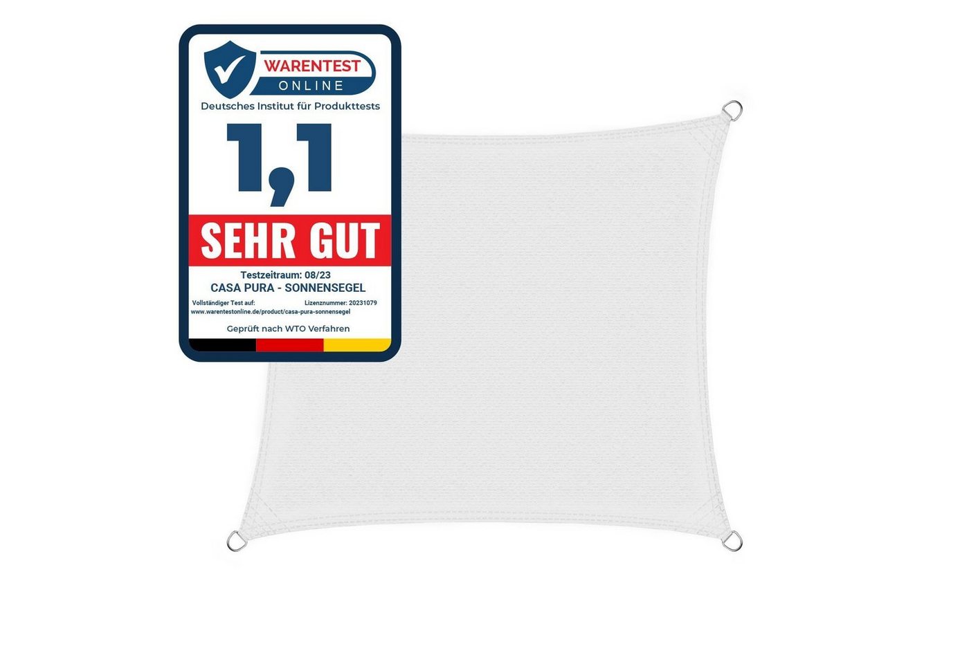 Karat Sonnensegel, Einfache Montage – Bild 2 von 5