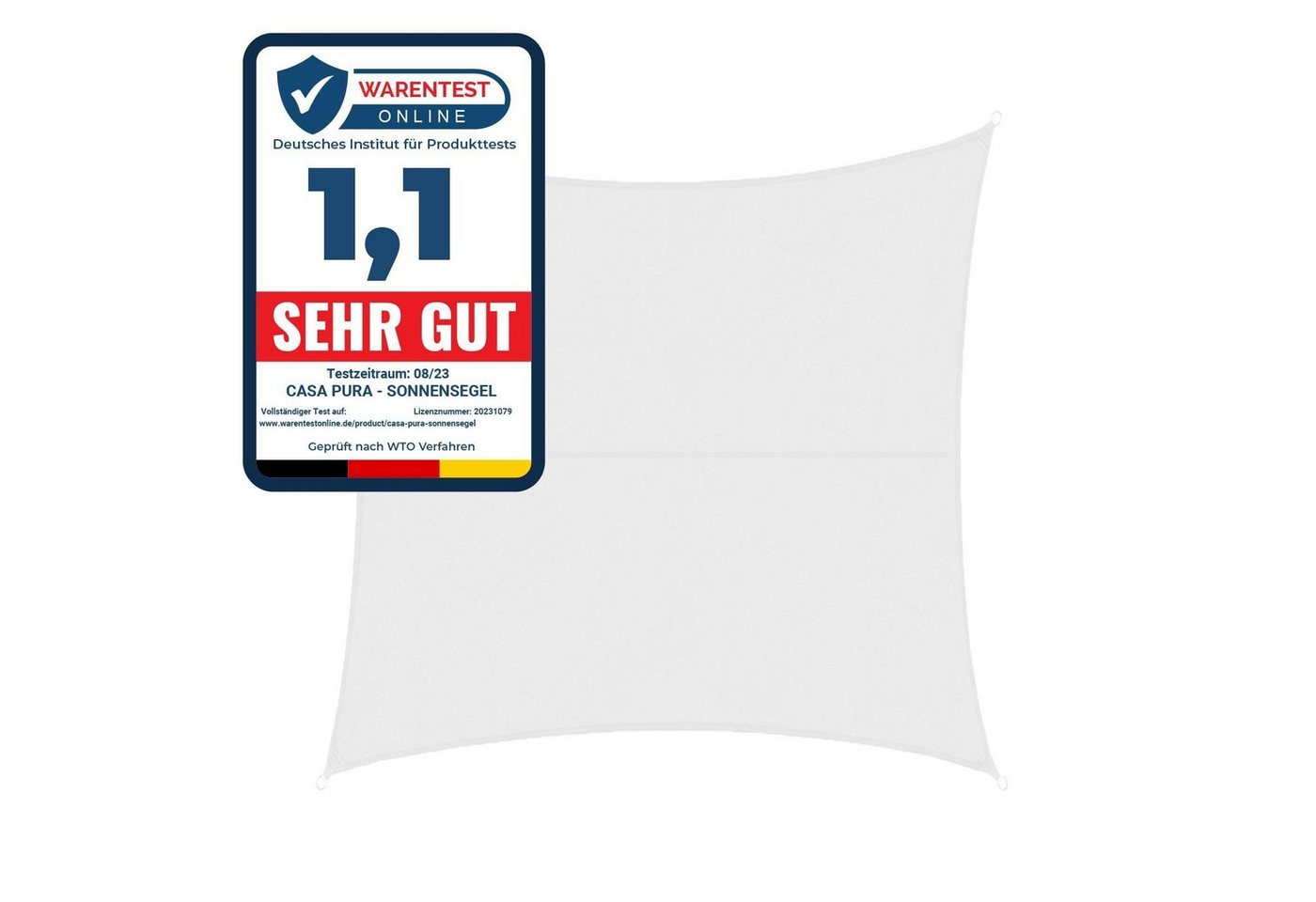 Karat Sonnensegel, wetterfest – Bild 2 von 5