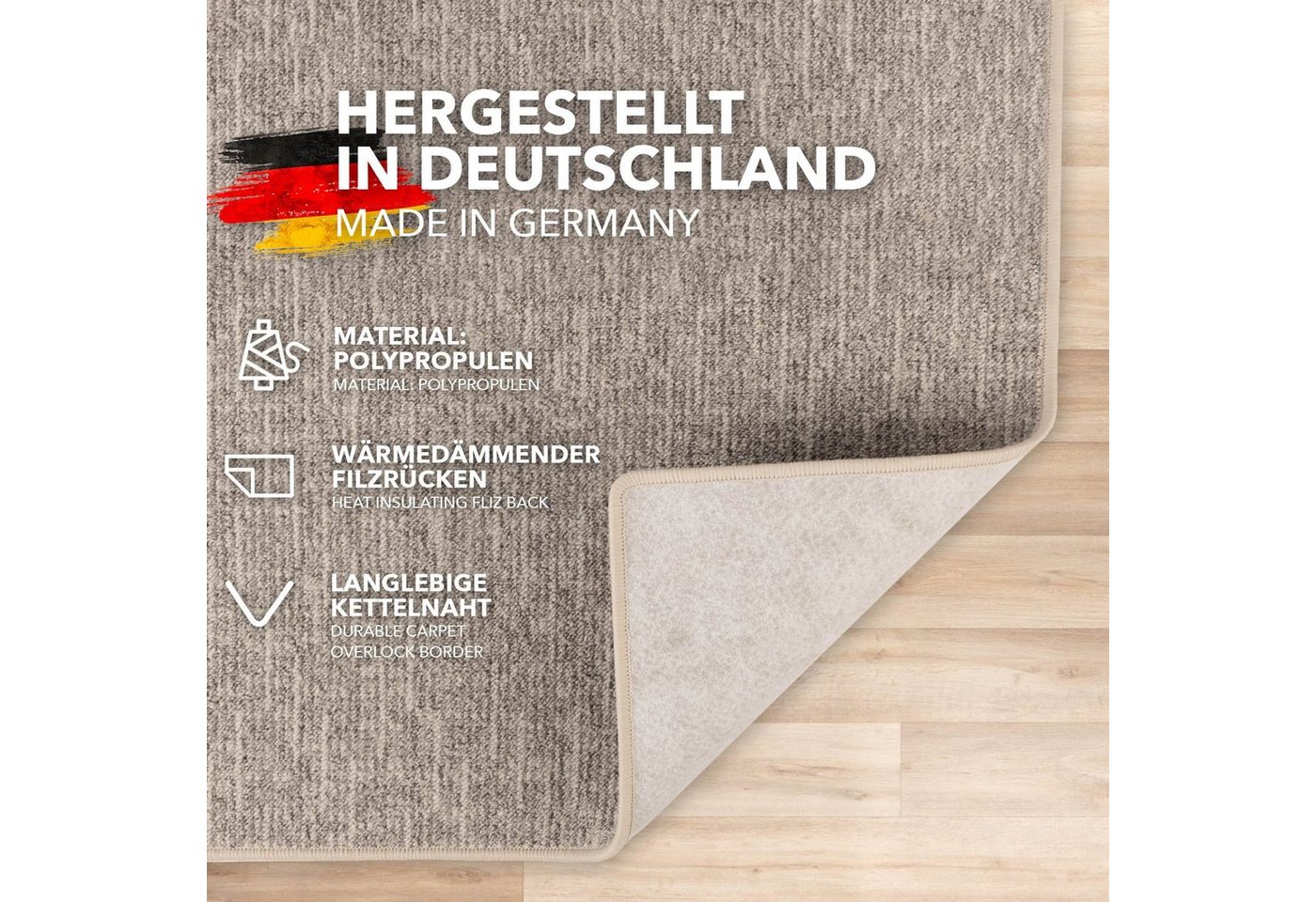 Karat Teppich Alto, pflegeleicht – Bild 3 von 5