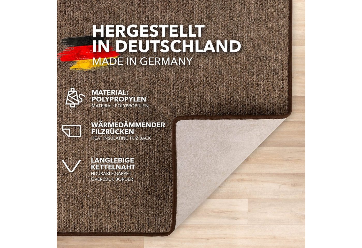Karat Teppich Alto, pflegeleicht – Bild 3 von 5