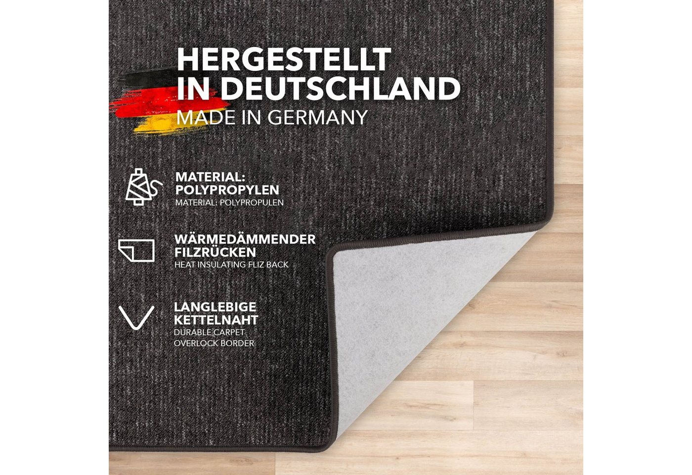 Karat Teppich Alto, pflegeleicht – Bild 3 von 5