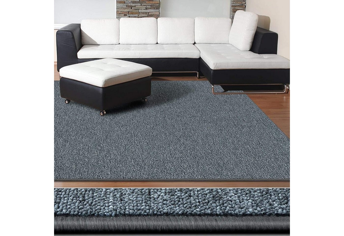 Karat Teppich Athen, verschiedene Größen, verschiedene Farben, Teppichläufer, rechteckig, Höhe: 4 mm, 100% Polypropylen – Bild 3 von 3